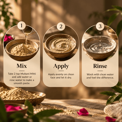 MUDIVA 100% Pure Multani Mitti – 150g - | MUDIVA