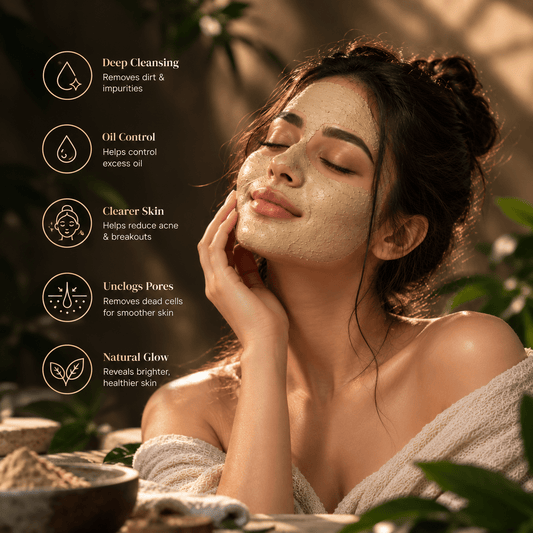 MUDIVA 100% Pure Multani Mitti – 150g - | MUDIVA